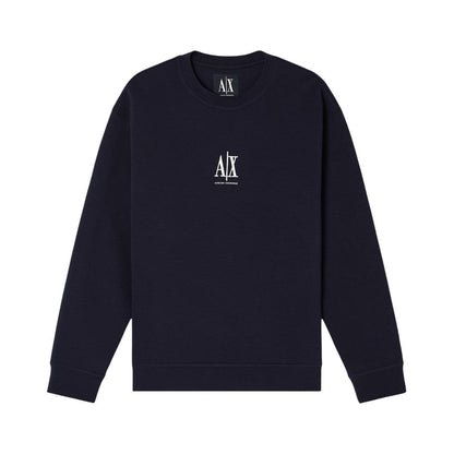 Armani Exchange Crewneck Sweatshirt With Embroidered Logo XM000368AF10818UB101-NVY