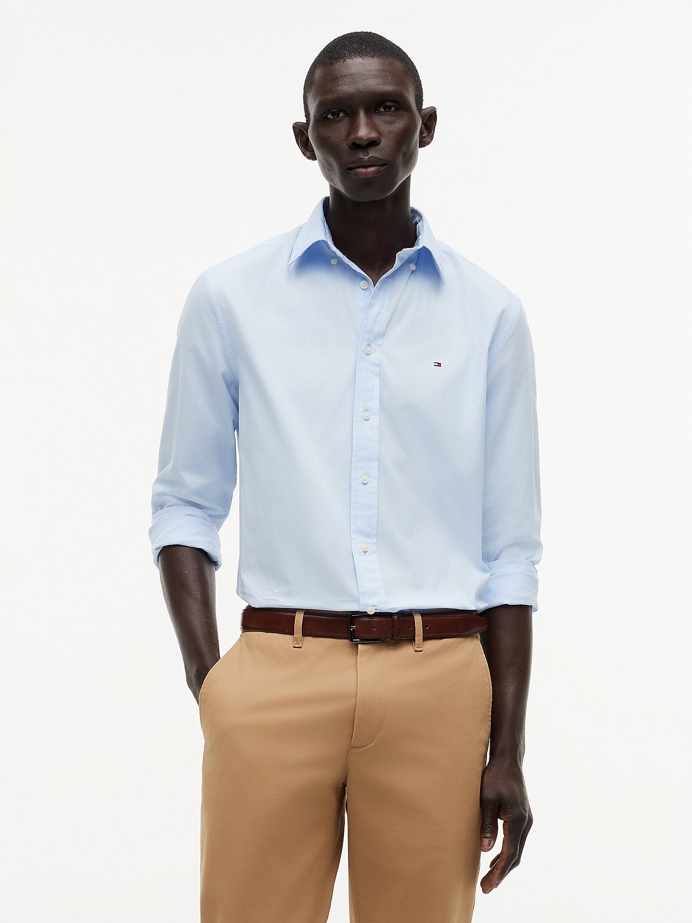 Tommy Hilfiger Flex Regular Fit Poplin Shirt
