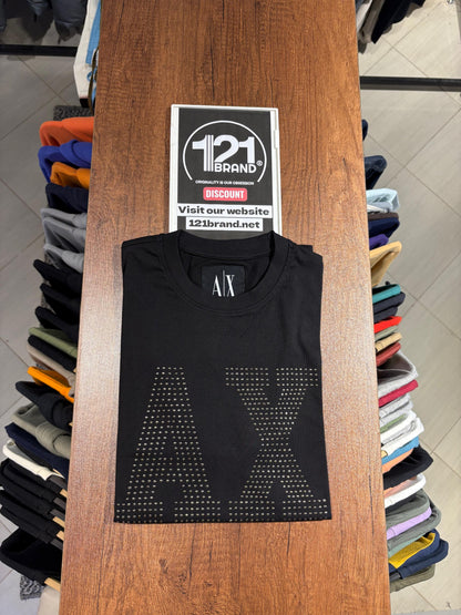 Armani Exchange short sleeve central logo t-shirt