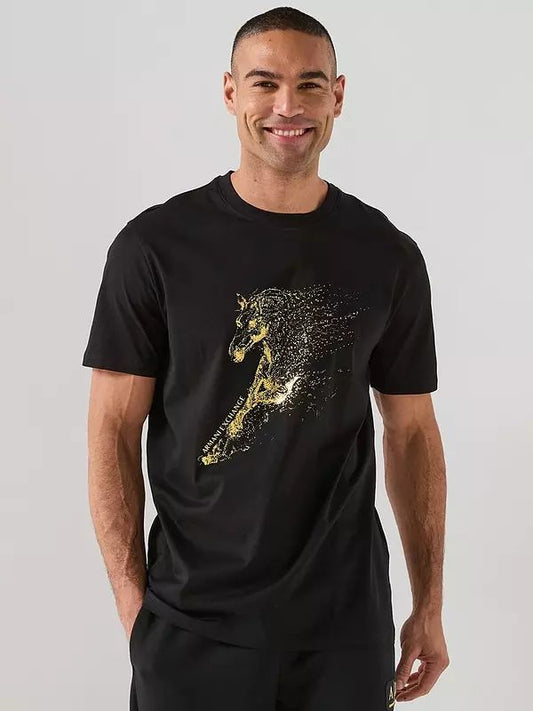 Armani Exchange short sleeve central logo t-shirt