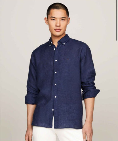 Tommy Hilfiger Regular Fit Pure Linen Shirt