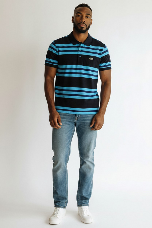 Lacoste
Striped Polo T-shirt with Branding