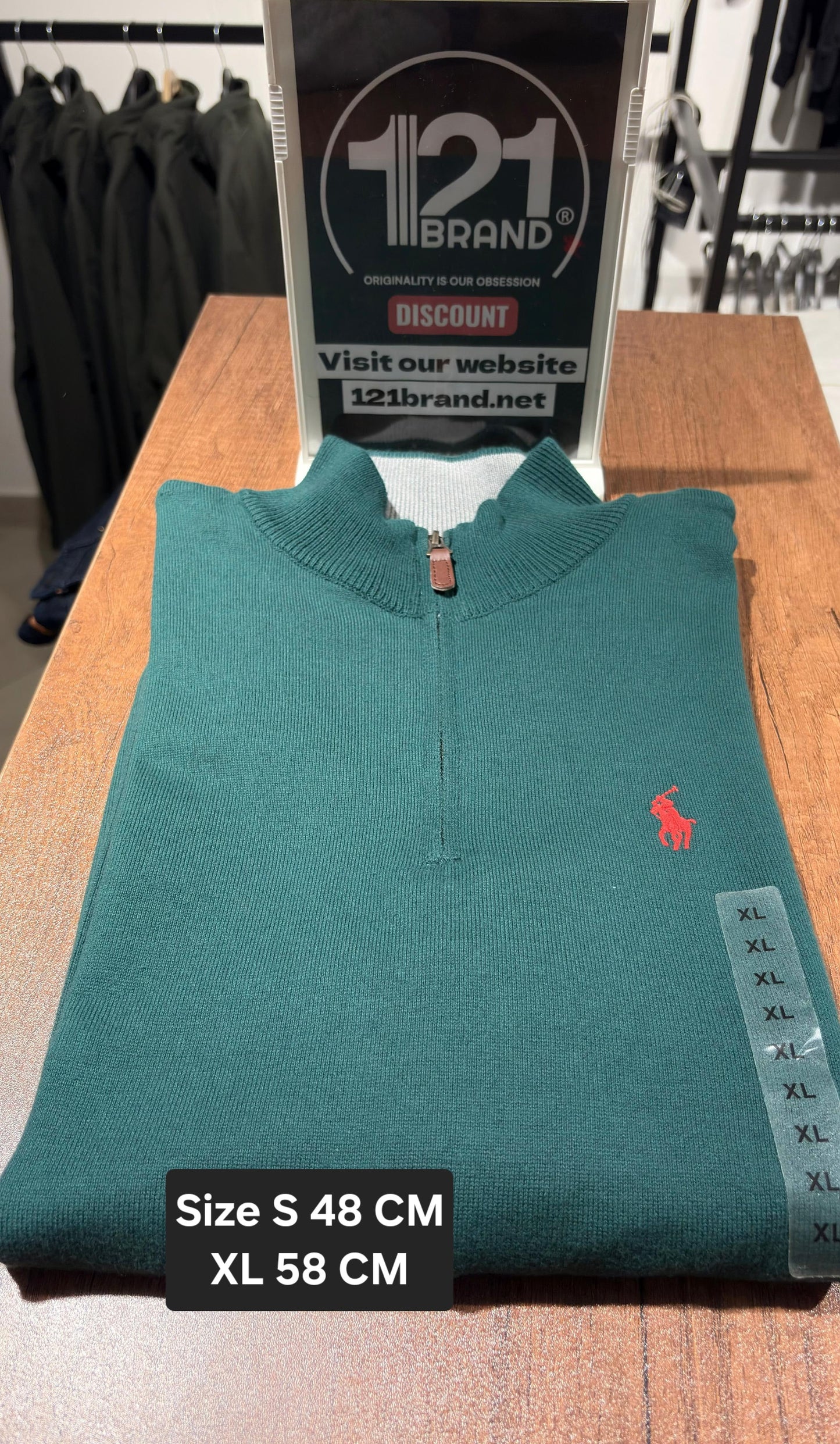 Polo Ralph Lauren
Cotton Quarter-Zip Sweater