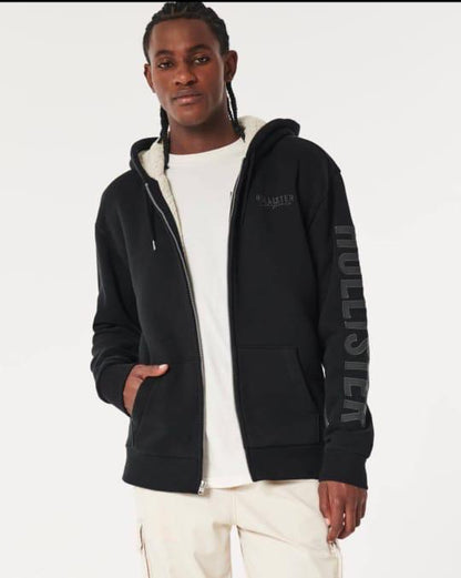 HOLLISTER California Men's Sherpa Hoodie