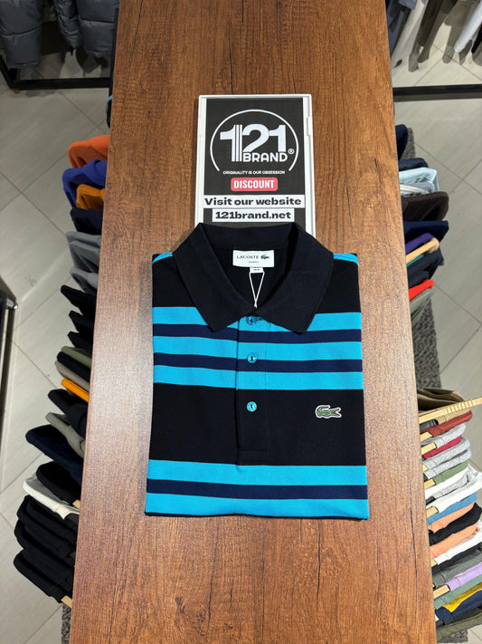 Lacoste
Striped Polo T-shirt with Branding