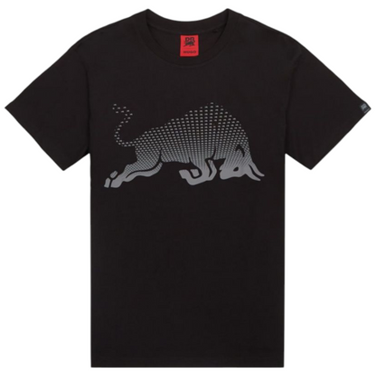 HUGO X RB COTTON-JERSEY T-SHIRT WITH DEGRADÉ BULL GRAPHIC