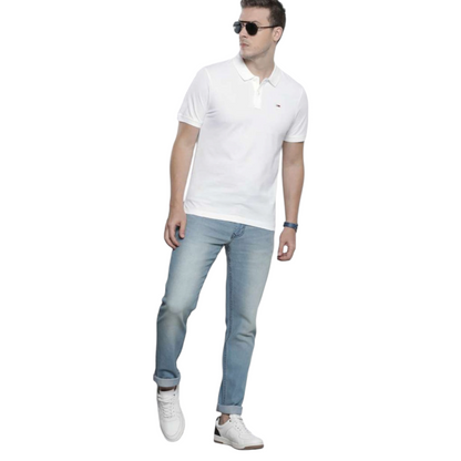 TOMMY JEANS POLO Collar Pure Cotton T-Shirt
