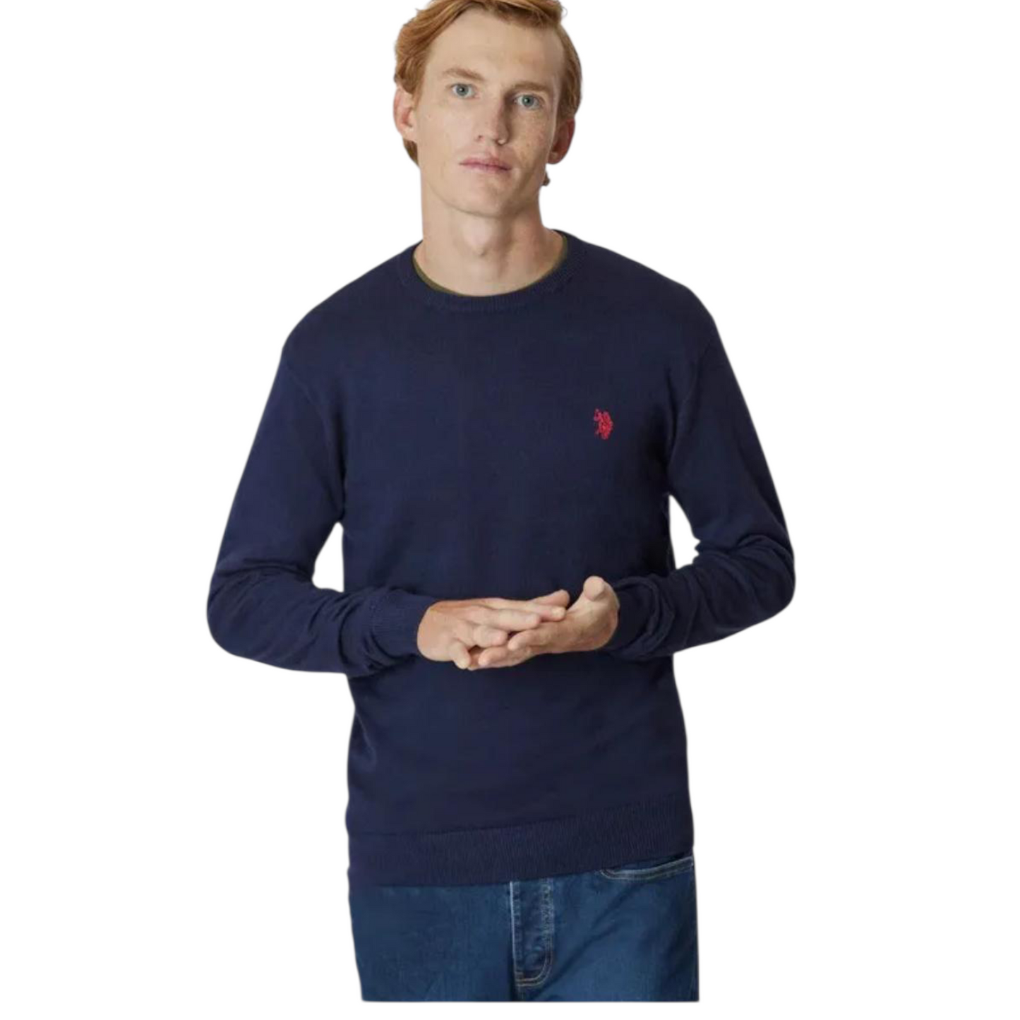 U.S. Polo Assn. Mens Cotton Crew Neck
