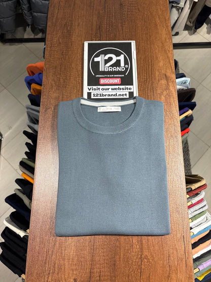 MANGO Knit cotton T-shirt