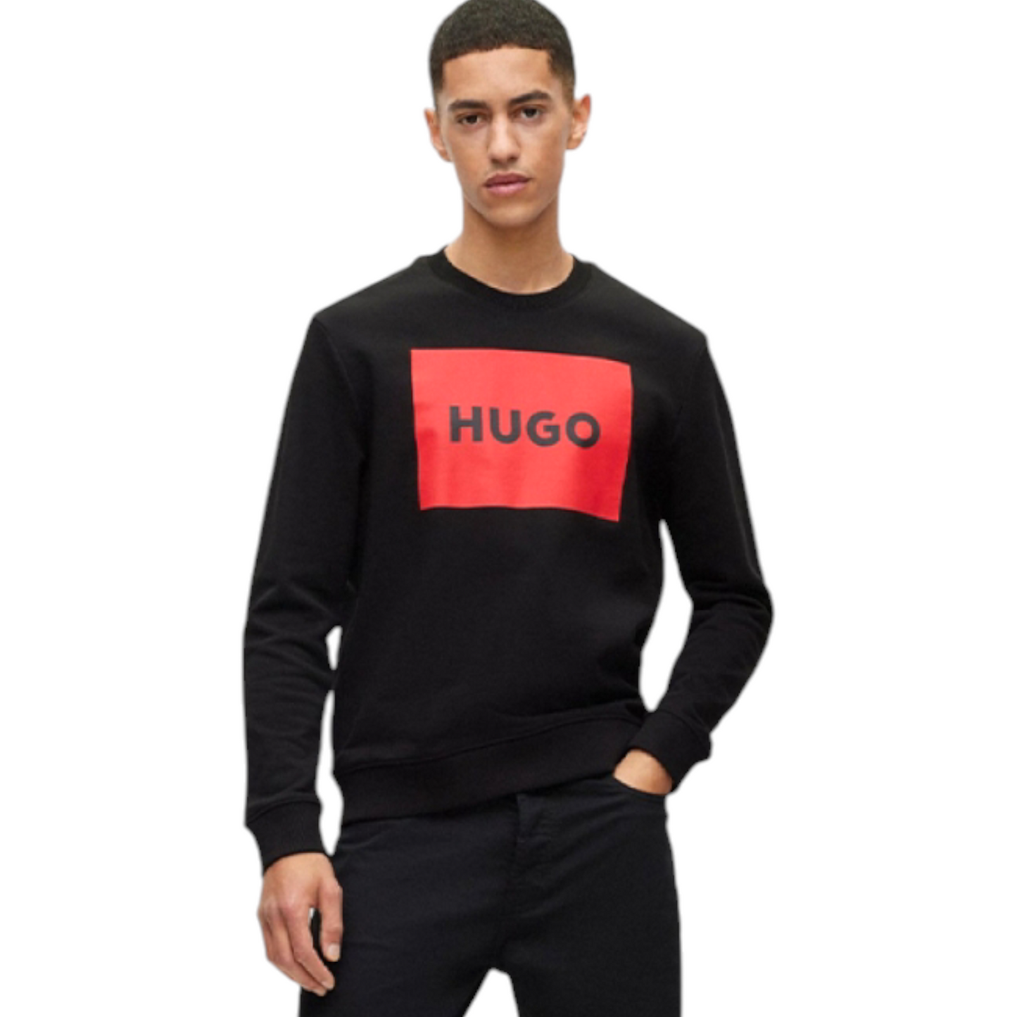 HUGO  Sweatshirt 
Regular Fit - RED LINE