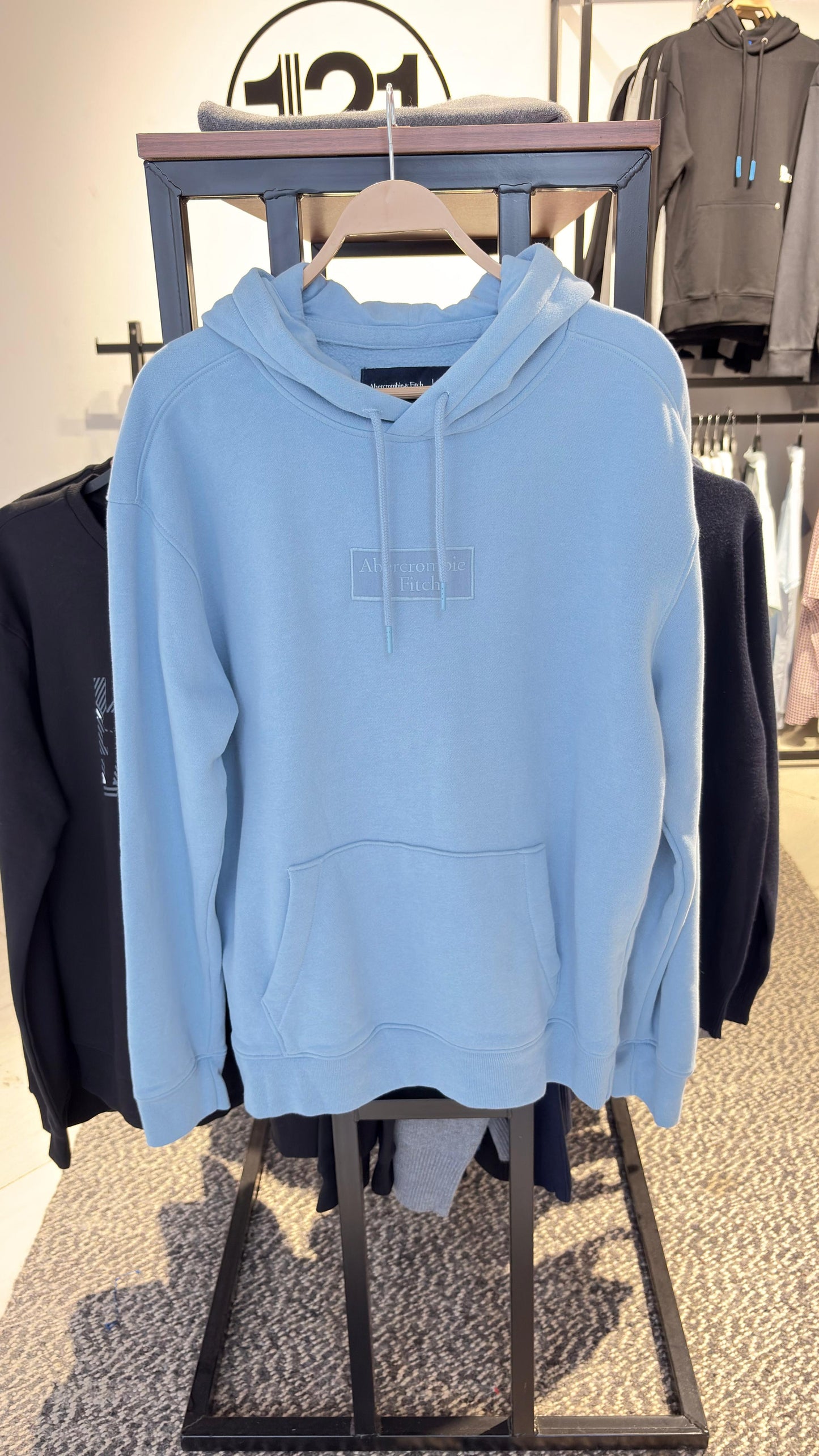 Abercrombie & Fitch script logo hoodie