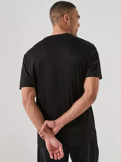 Armani Exchange short sleeve central logo t-shirt