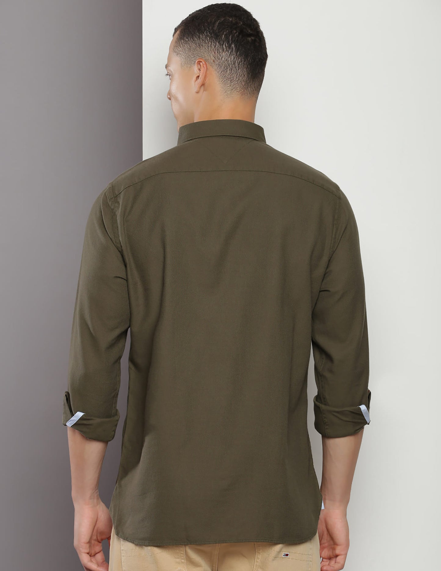 Tommy Hilfiger men's regular fit stretch oxford shirt