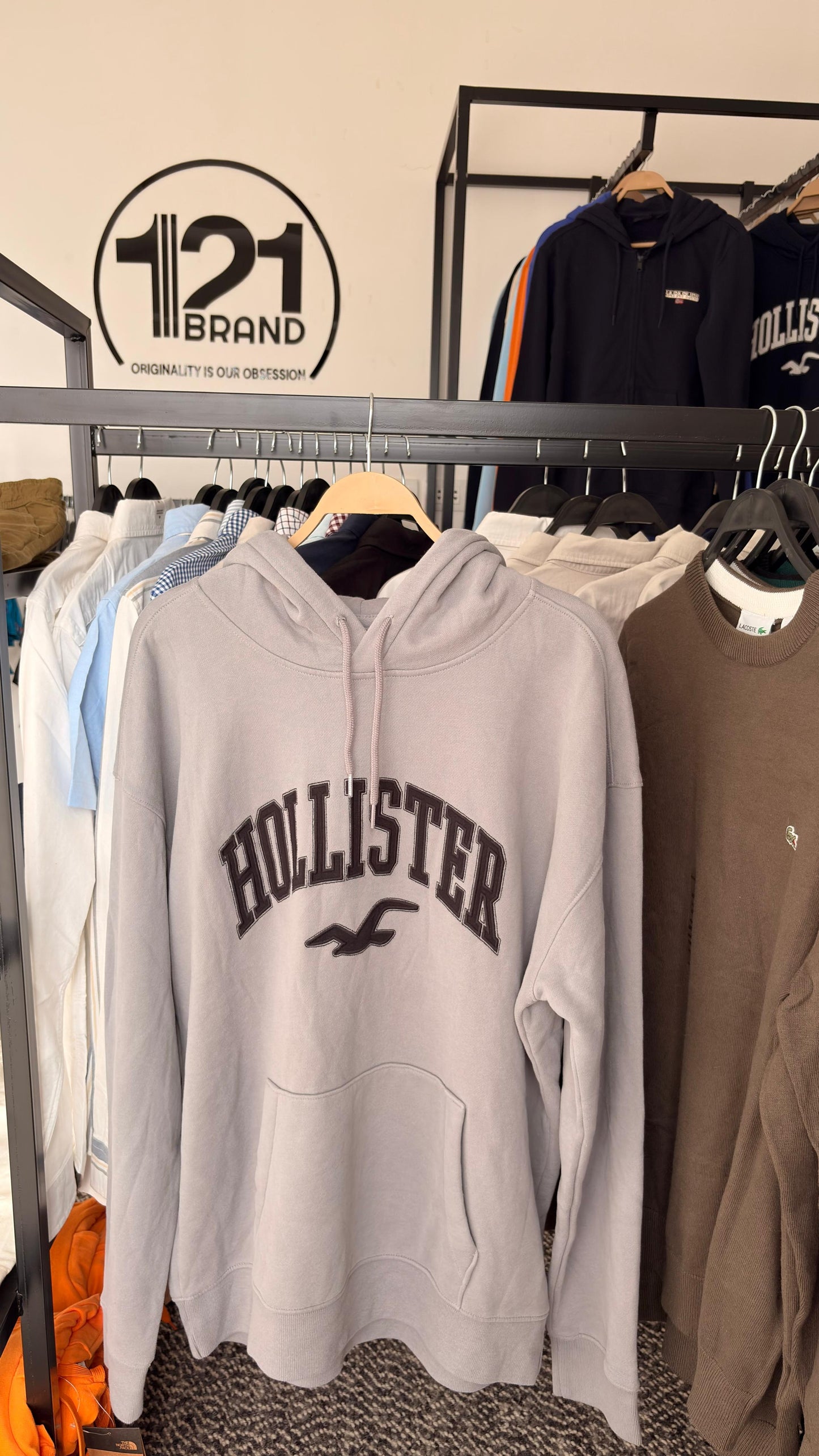 Hollister signature script logo sweatshirt