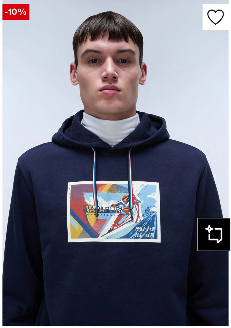 Napapijri
PORTALET - Hoodie - blu marine