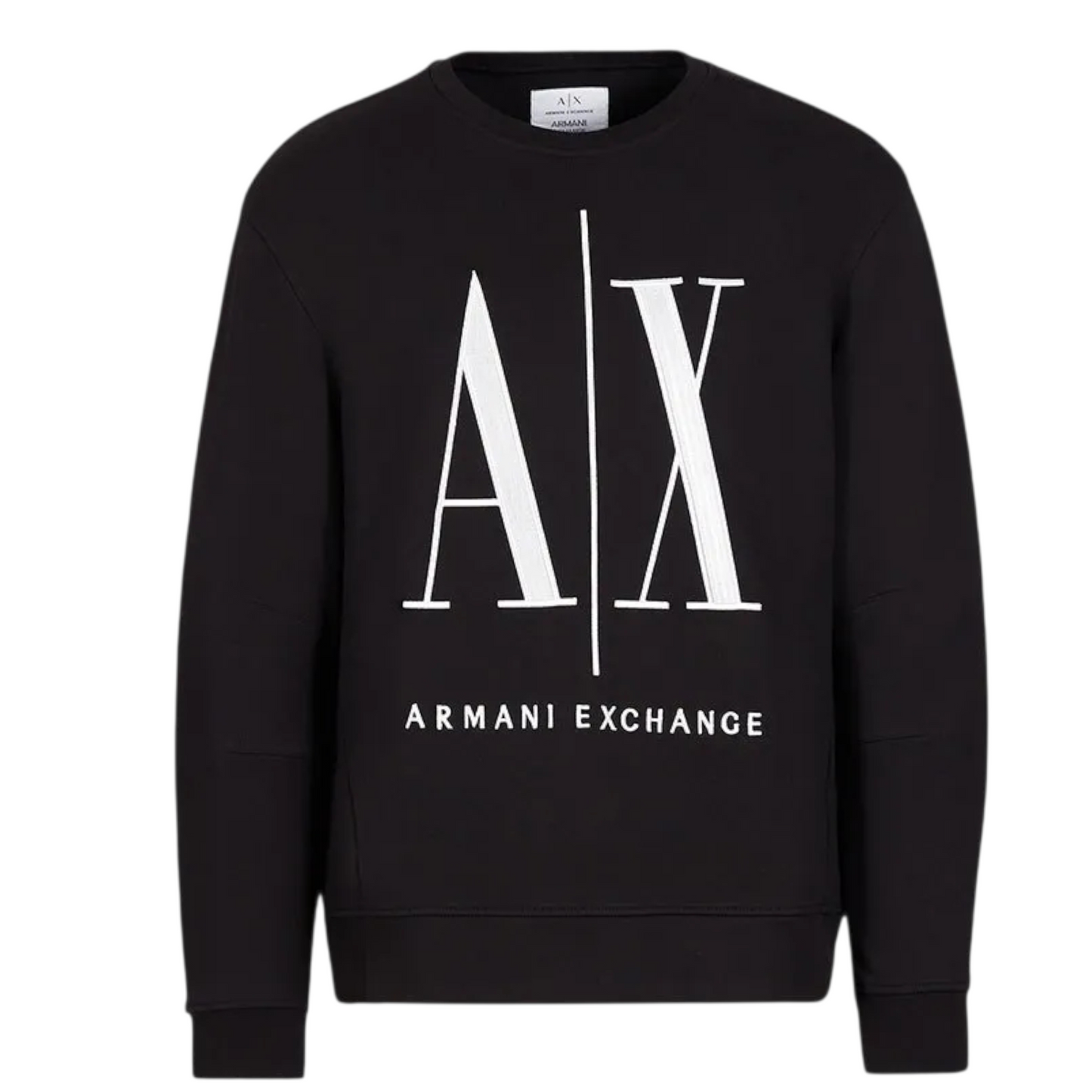 Armani Exchange French Terry Icon Project Sweatshirt 8NYM02YJ68Z- BLK