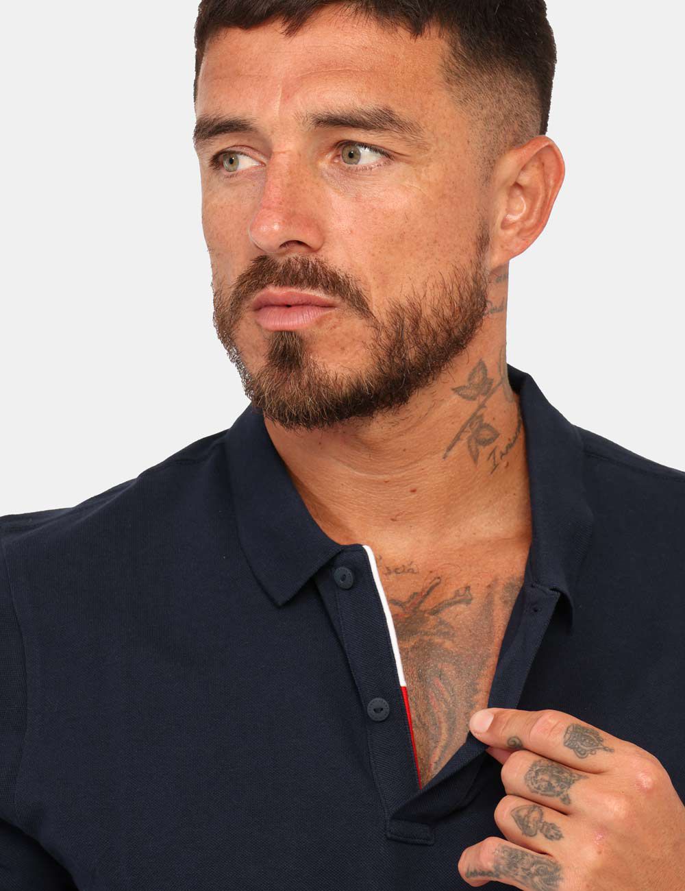 Tommy Jeans Mens Tommy Flag Slim Fit Pique Polo Shirt