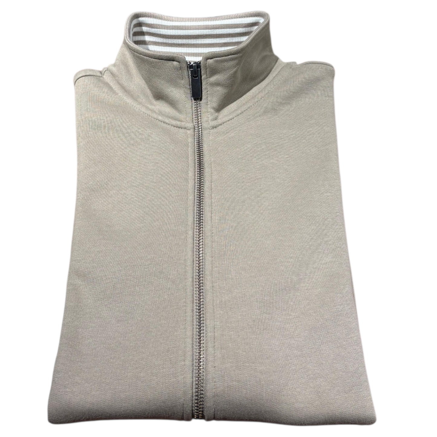 Marks & Spencer Cotton Rich Zip Up Funnel Neck Jacket