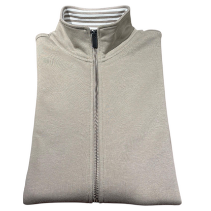 Marks & Spencer Cotton Rich Zip Up Funnel Neck Jacket