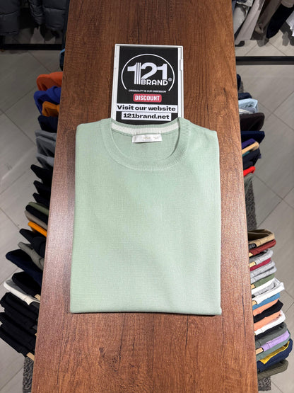 MANGO Knit cotton T-shirt