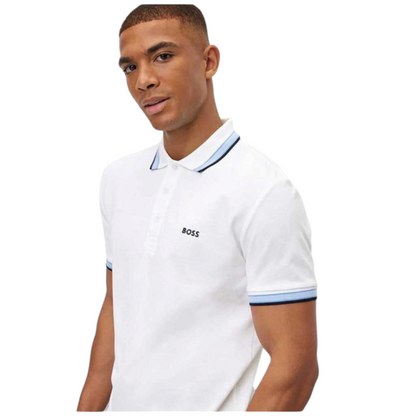 BOSS PADDY POLO SHIRT IN COTTON PIQUÉ WITH LOGO UNDERCOLLAR
Regular fit