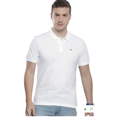 TOMMY JEANS POLO Collar Pure Cotton T-Shirt