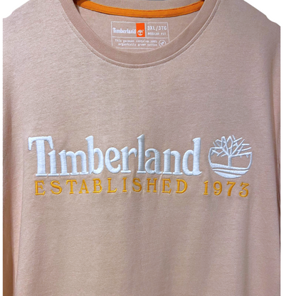 Timberland WWES Front Graphic Short Sleeve T-Shirt Beige