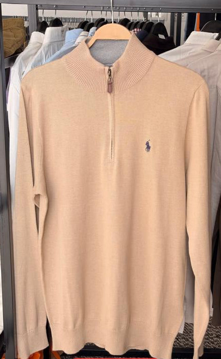 Polo Ralph Lauren
Cotton Quarter-Zip Sweater