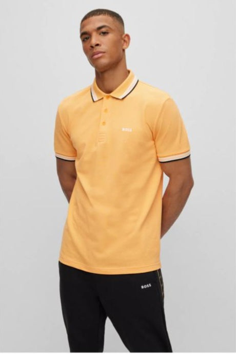 BOSS PADDY POLO SHIRT IN COTTON PIQUÉ WITH LOGO UNDERCOLLAR
Regular fit