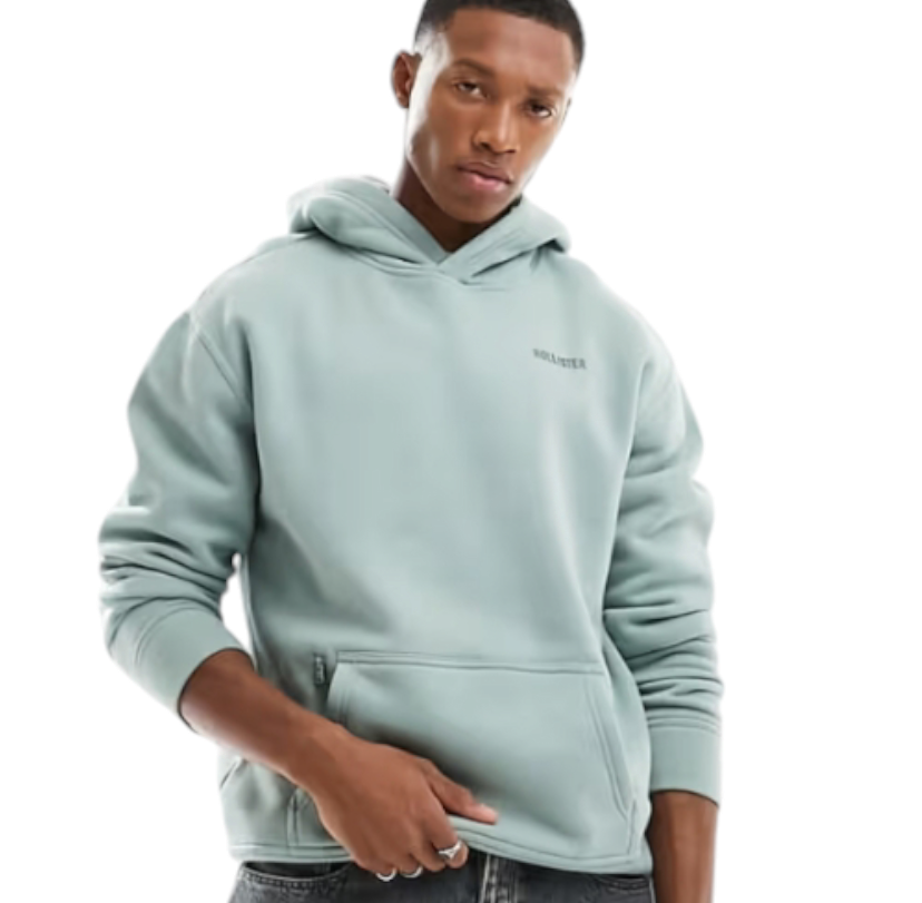 HOLLISTER  HOODED With Zipper Pocket