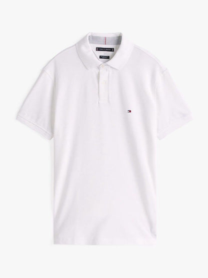 Tommy Hilfiger White Regular Fit 1985 Regular Fit Pique Polo Shirt