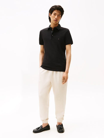 Tommy Hilfiger White Regular Fit 1985 Regular Fit Pique Polo Shirt