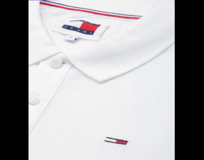 TOMMY JEANS POLO Collar Pure Cotton T-Shirt