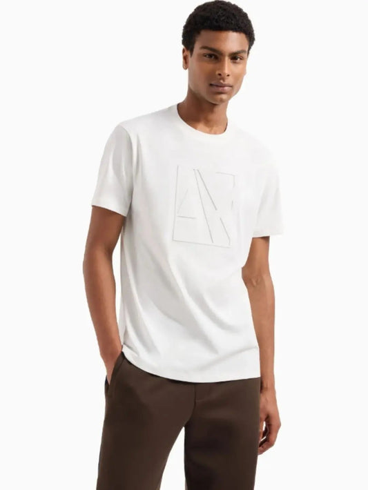 Armani Exchange short sleeve central logo t-shirt