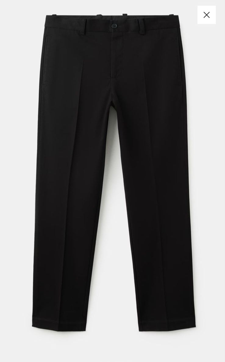 Mango Regular-fit cotton trousers