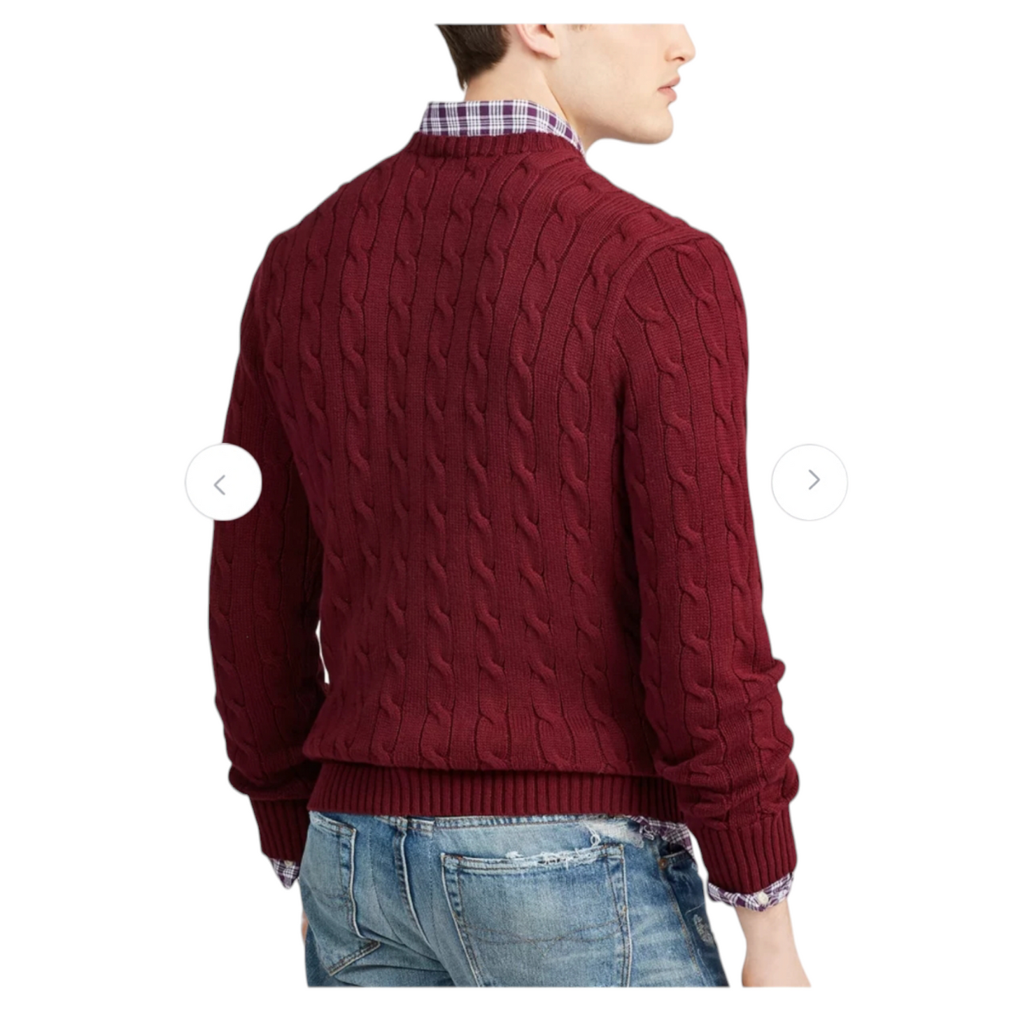 POLO RALPH LAUREN
POLO RALPH LAUREN CABLE KNIT COTTON JUMPER