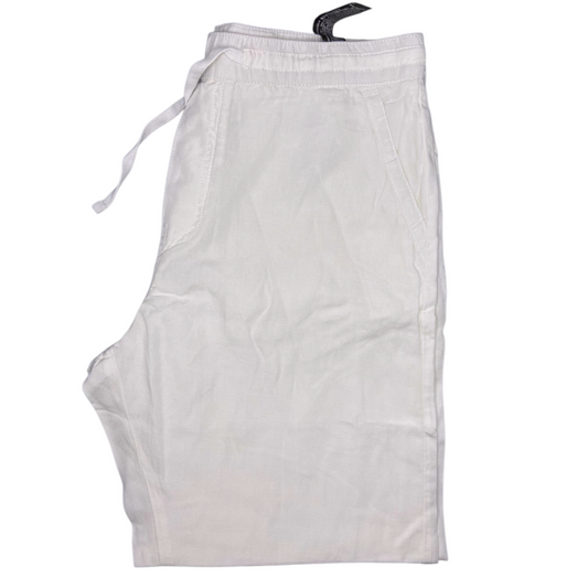 ZARA Regular fit pants made of linen fabric