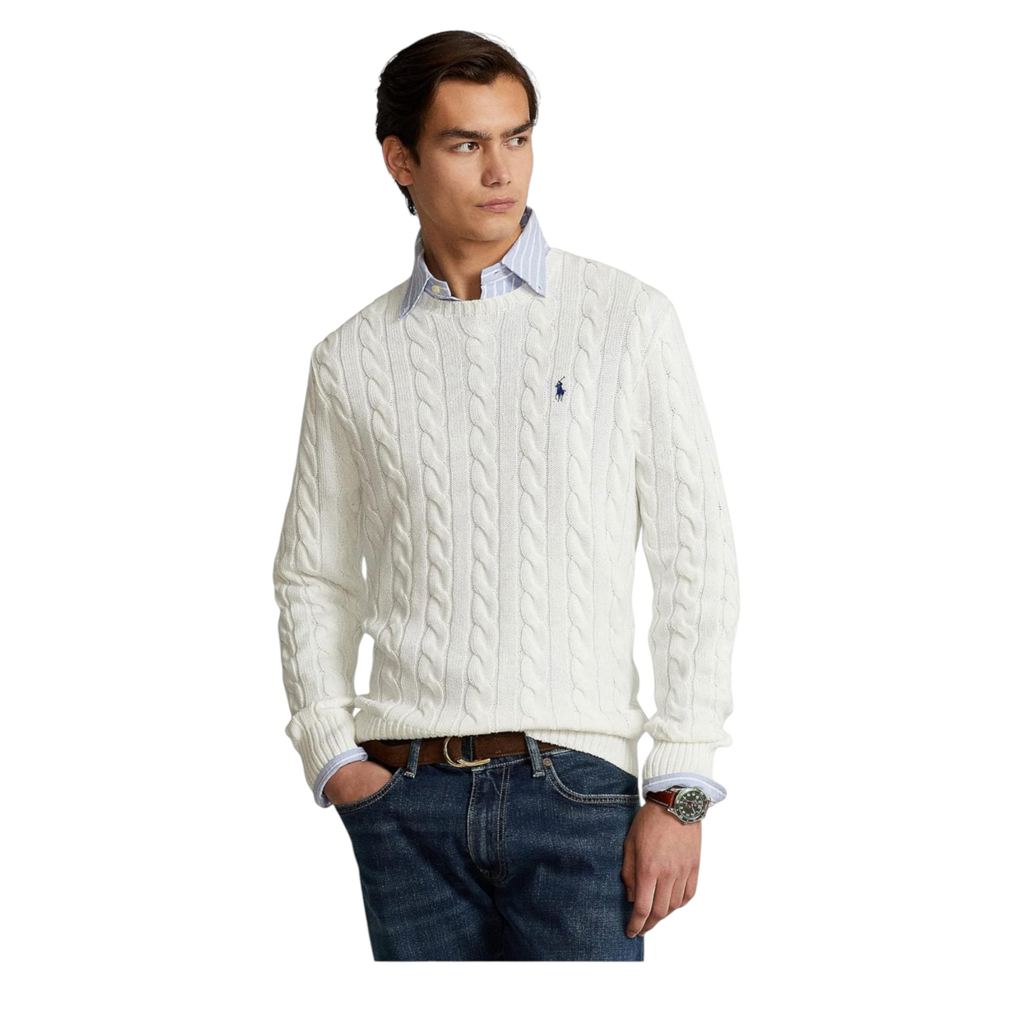 POLO RALPH LAUREN
POLO RALPH LAUREN CABLE KNIT COTTON JUMPER