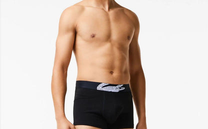 Men's Lacoste Crocodile Print Trunk Three-pack