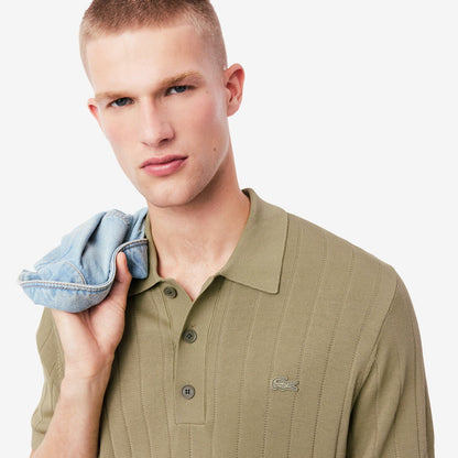 Lacoste knitted short sleeve polo shirt