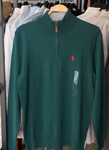 Polo Ralph Lauren
Cotton Quarter-Zip Sweater