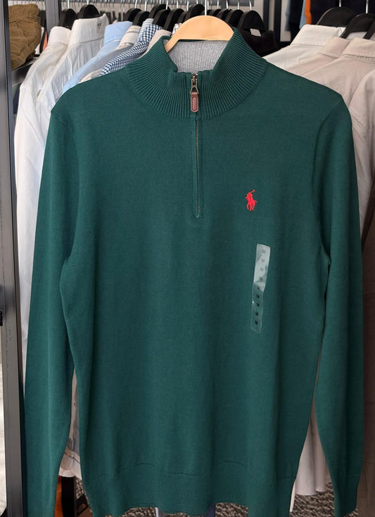 Polo Ralph Lauren
Cotton Quarter-Zip Sweater