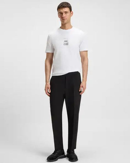 BOSS GREEN 

Relaxed-fit T-shirt in stretch cotton with photo print