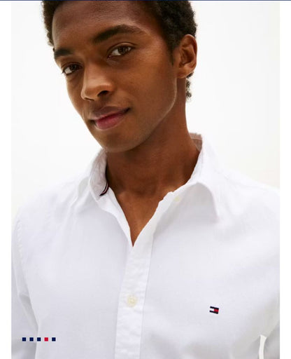 TOMMY HILFIGER
Mens Core Flex Poplin Rf Shirt In White