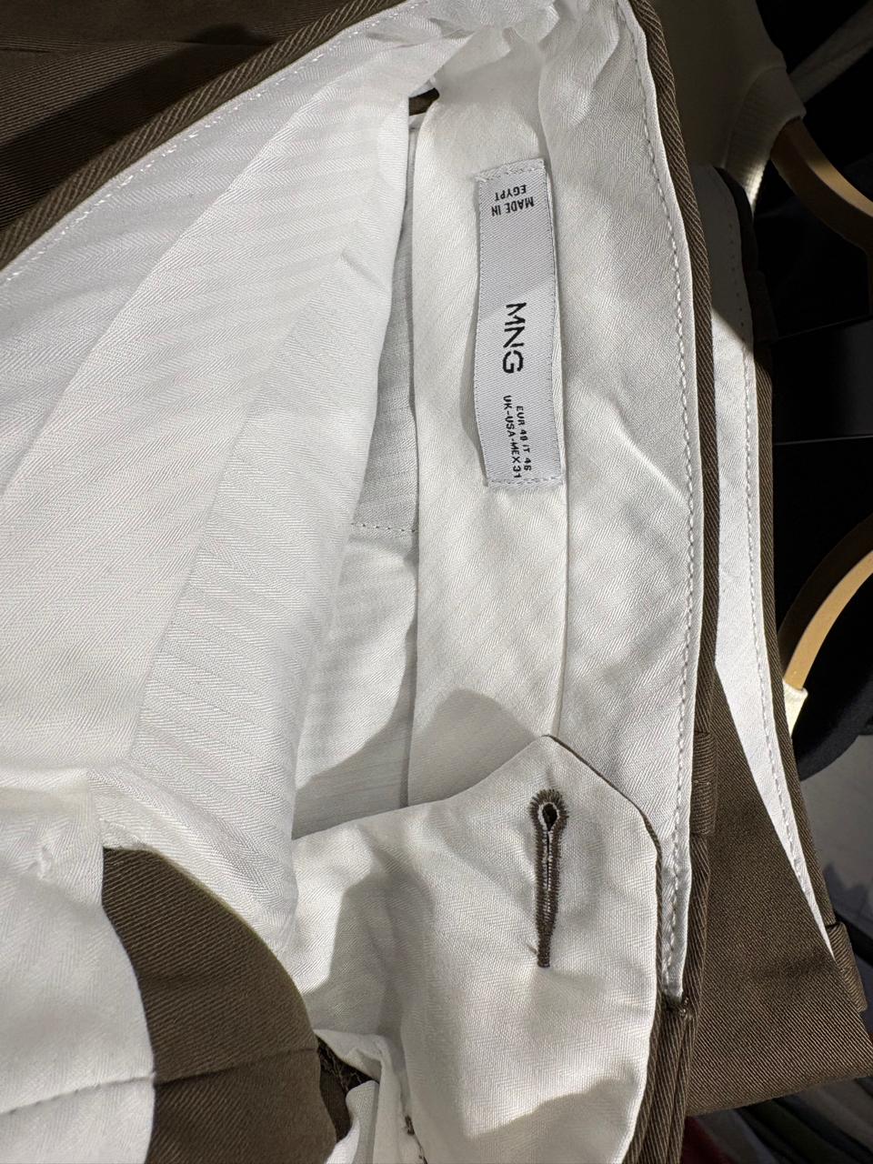 Mango Regular-fit cotton trousers