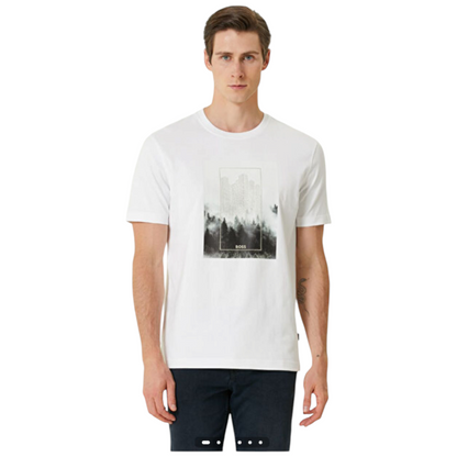 BOSS Forest Graphic Print T-Shirt