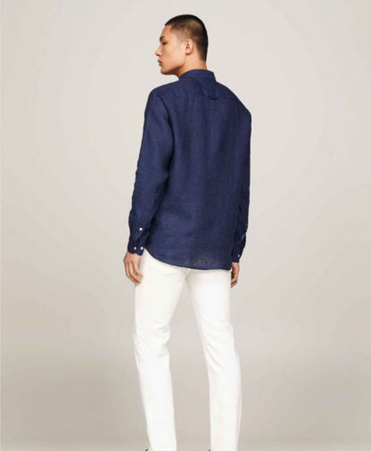 Tommy Hilfiger Regular Fit Pure Linen Shirt
