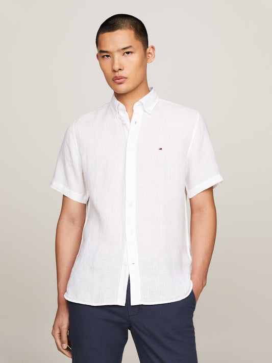 TOMMY HILFIGER 
Washed Pure Linen Shirt