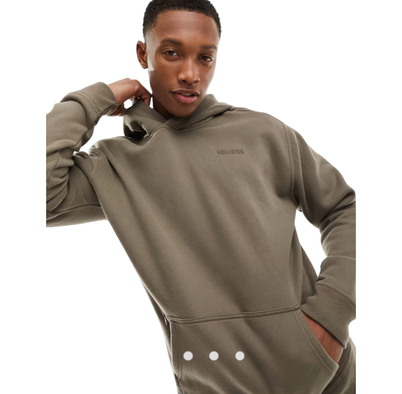 HOLLISTER  HOODED With Zipper Pocket