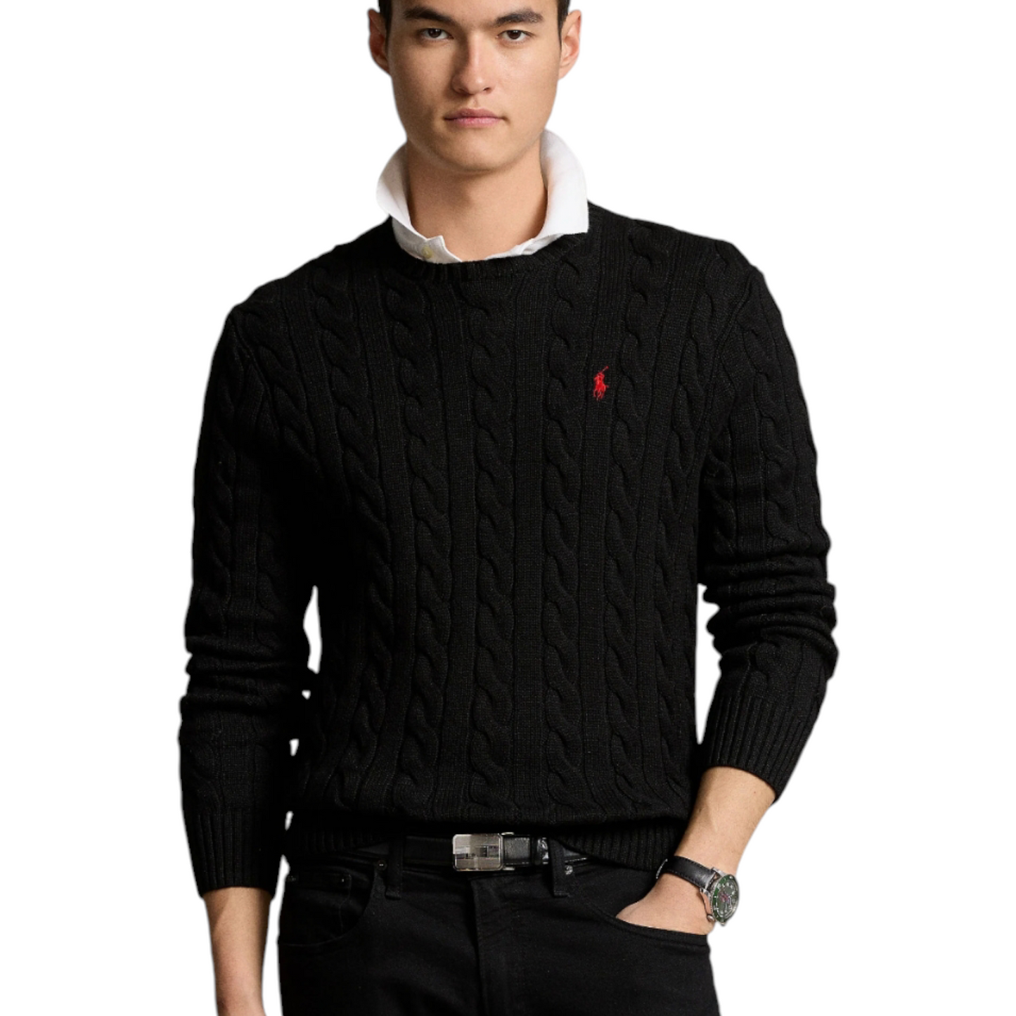 POLO RALPH LAUREN
POLO RALPH LAUREN CABLE KNIT COTTON JUMPER